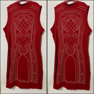 SAY WHAT Brand Red Sleeveless Dress Sz M
